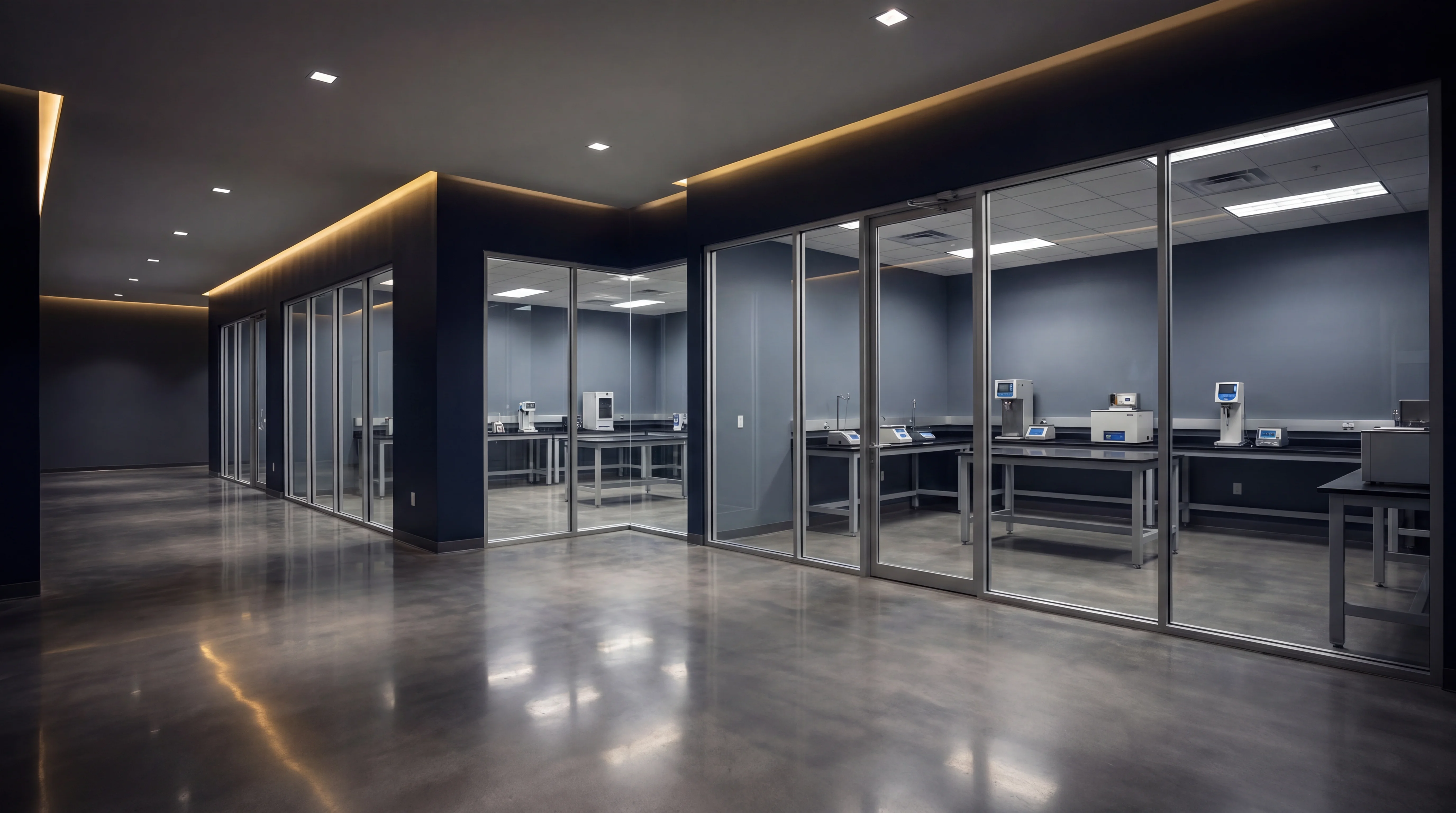 Precision temperature calibration reference standards — laboratory bench